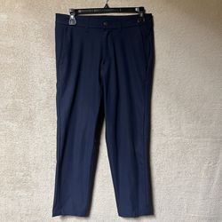 Lululemon Commission Pant Slim Fit Mens 28x24 Blue