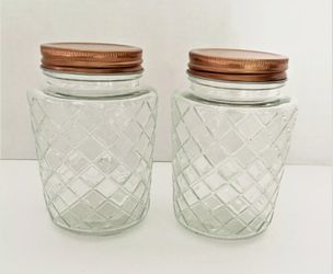 Lattice Glass Jars