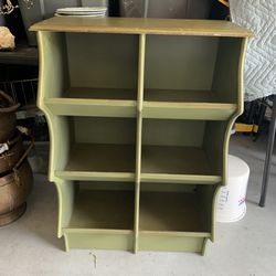 PENDING - Pier 1 Solid Wood Cubby Shelf Organizer Shoes Pantry Etc 