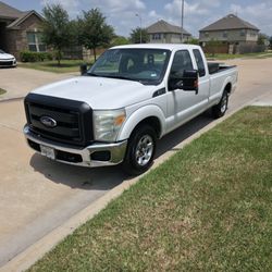 2015 ford F250 XL super duty long bed eight foot automatic h d six speed self shift transmission two wheel drive 4X2 Cold AC V8 flex Fuel 6.2L Gas  to