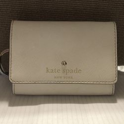 Kate Spade White Key Chain/I’d Wallet 