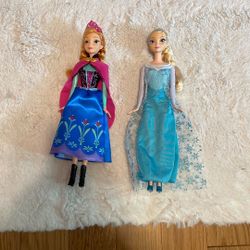 Anna and Elsa Dolls (Frozen)
