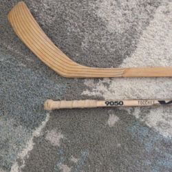 NHL Tkachuk and Tocchet Hockey Sticks