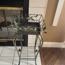 Partylite Gardenlite Candle Holder/plant Holder