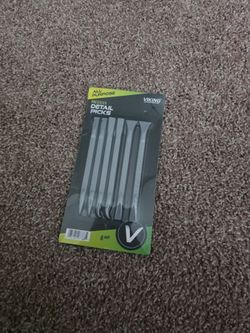 All purpose precision detail picks. 6 pack