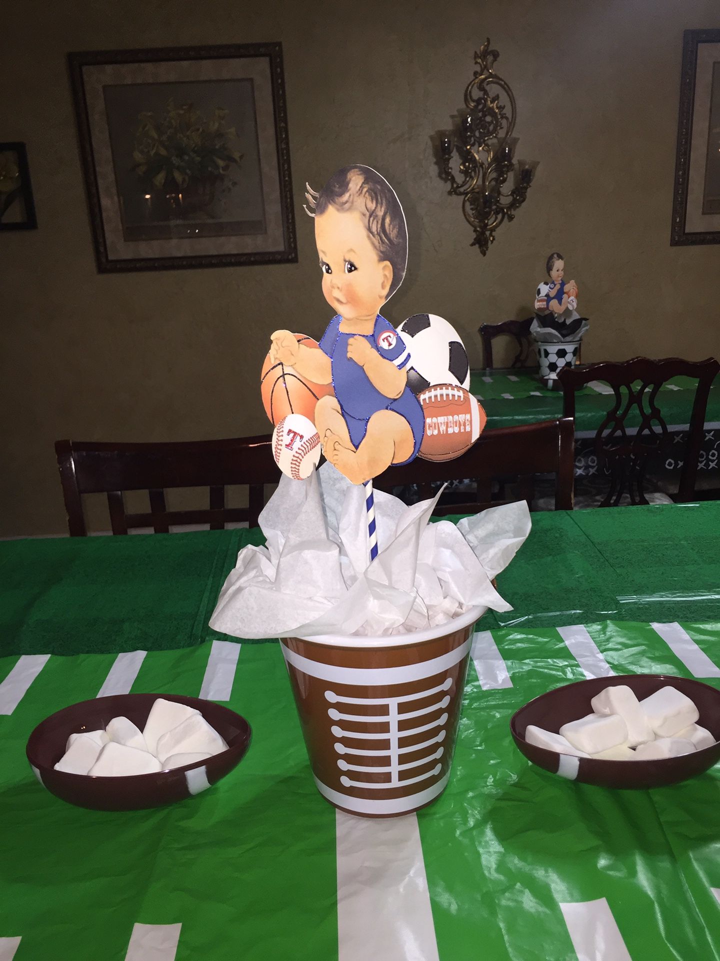 Sports Theme Birthday/ Baby Shower Party Decorations