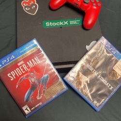 Ps4 with controller, games