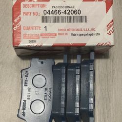 Toyota RAV4 Rear Brakes Pads OEM Parts 