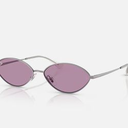 Ray-Ban RB3757 Kai Bio-Based NWT Silver Base Lenses Violet