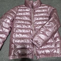 Pink Puffer Jacket, Zara,  Girl's Size 11-12