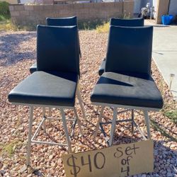(Chair -Bar-stool Set Of 4  