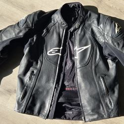 Alpinestars Leather Jacket Size 42
