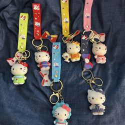 Hello Kitty Keychains 