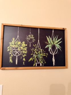 Botanical Macramé Plant Wall Art - Farmhouse Decor