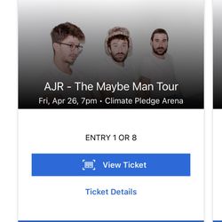 AJR @ Climate Pledge Arena in Seattle 4/26