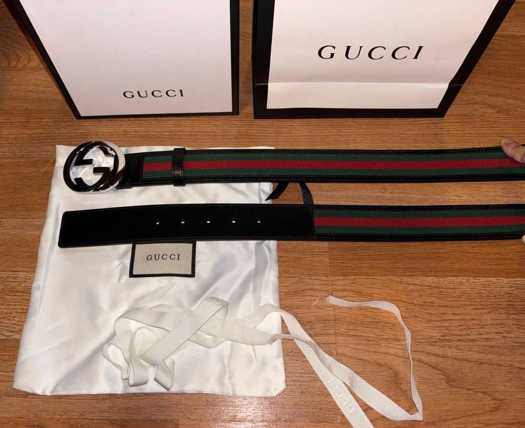 Gg Black Signature Belt 