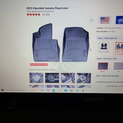New 2023 Weather Tech Front Floor Liner 