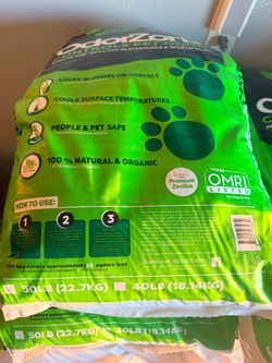 $30 a bag for silica sand for turf grass ZeoFill OdorZone Zeolite Turf Infill 50lb Bag