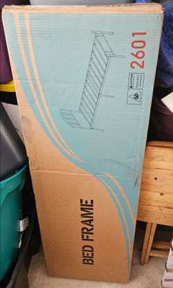 Twin size metal bed