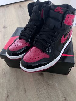 Nike Air Jordan 1 High OG Patent Bred Men’s Size 9.5 USED