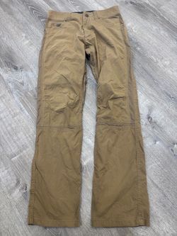 Kuhl Radikl Pants Mens 30x32 Brown Stretch Canvas Outdoor Hiking Workwear Casual