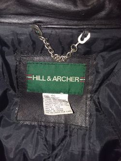 Black Leather Jacket Size M