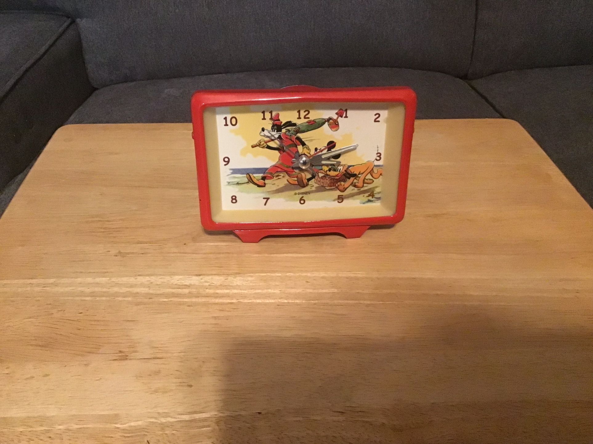 Disney Goofy Beach Alarm Clock (Rare)