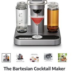 Bartesian Cocktail Maker + Capsule Holder – Excellent Condition