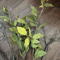 Faux Greenery And Curly Willow Floral Sticks