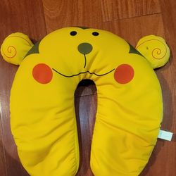 Yellow Monkey Beaded Neck Pillow