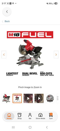 M18 milwaukee  miter saw 7-1/4 blad