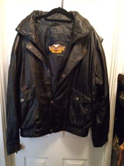 Vintage 1980s extra large Harley-Davidson flight jacket