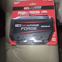 Milwaukee
M18 18V Lithium-Ion REDLITHIUM FORGE HD 12.0 Ah Battery Pack