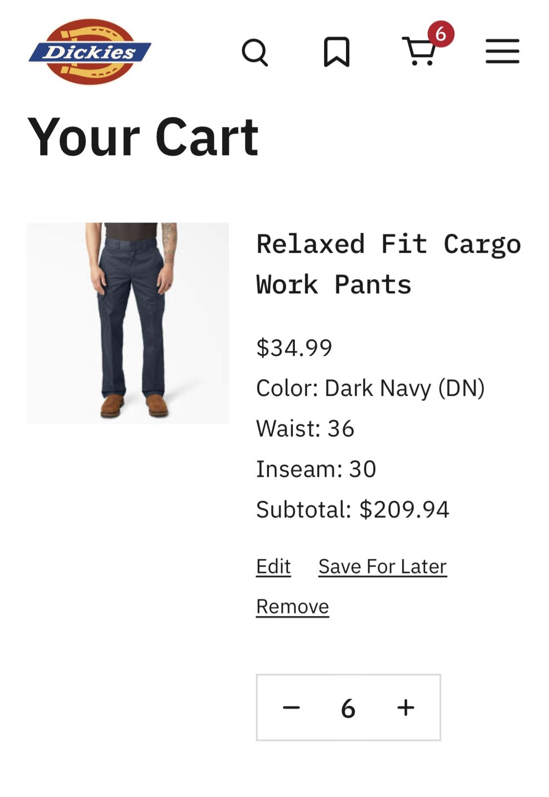 Brand New Dickies Work Pants 