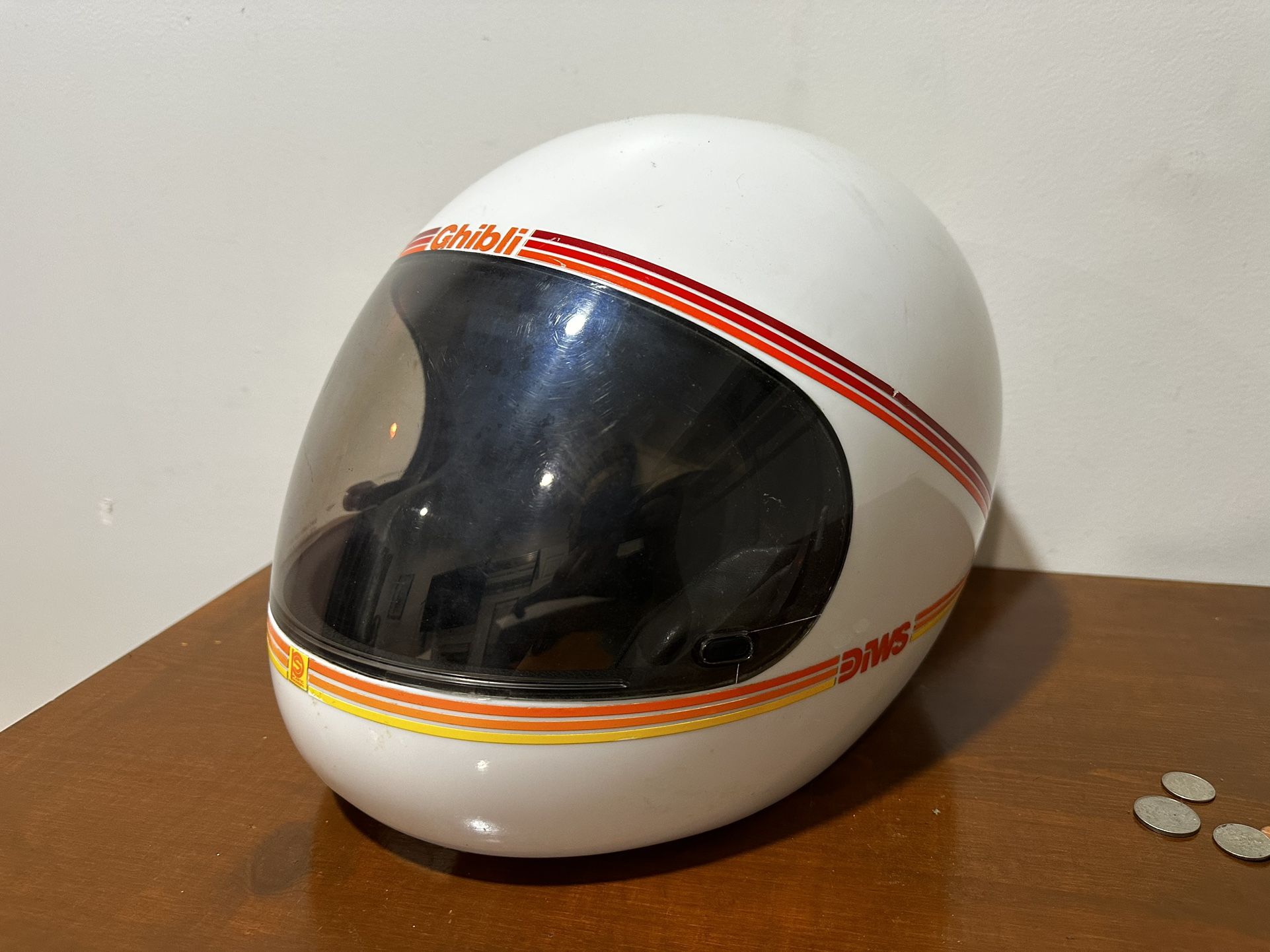 ghibli motorcycle helmet Salice Led safety light with multiple settings Studio Ghibli helmet art