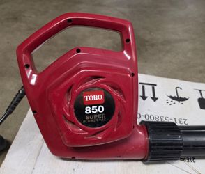 Toro Electric blower.  Corded