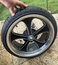 18" Ridler 645 Matte Wheels Tires