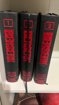 Berserk Deluxe Manga anime books Kentaro Miura parental advisory $25 each