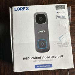 Lorex 1080p Wired WiFi Smart Video Doorbell Camera