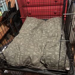 Large Dog Crate W/pillow 