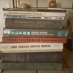 Lot Of 10 Vintage Auto Repair/Service Manuals