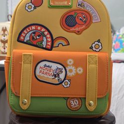 Loungefly backpack - Orange Bird Flower Garden Festival