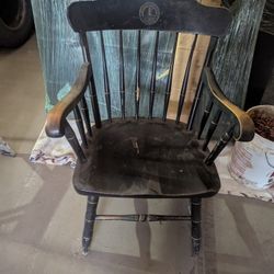 Vintage Stanford University Windsor-Back Wooden Chair – Excellent Condition