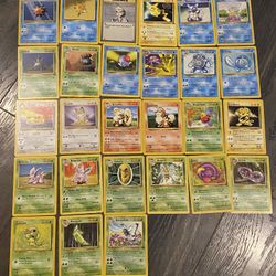 Pokémon Cards (1st Generation) Holographic And Normal 