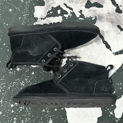 Ugg Mens Black Suede Neumel Boots 