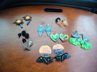 Disney Earrings And Pins