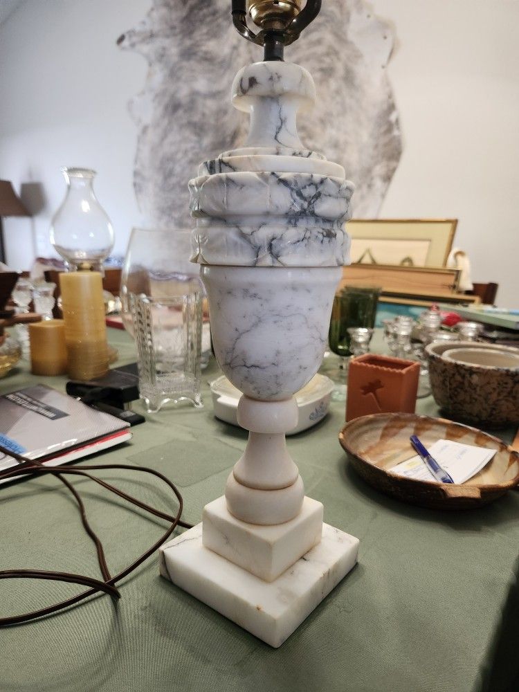 Marble Lamp Antique