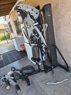 INSPIRE M3 Fitness Total Body Workout Multi Home Gym Weight Machine With Exercise Leg muscles Press