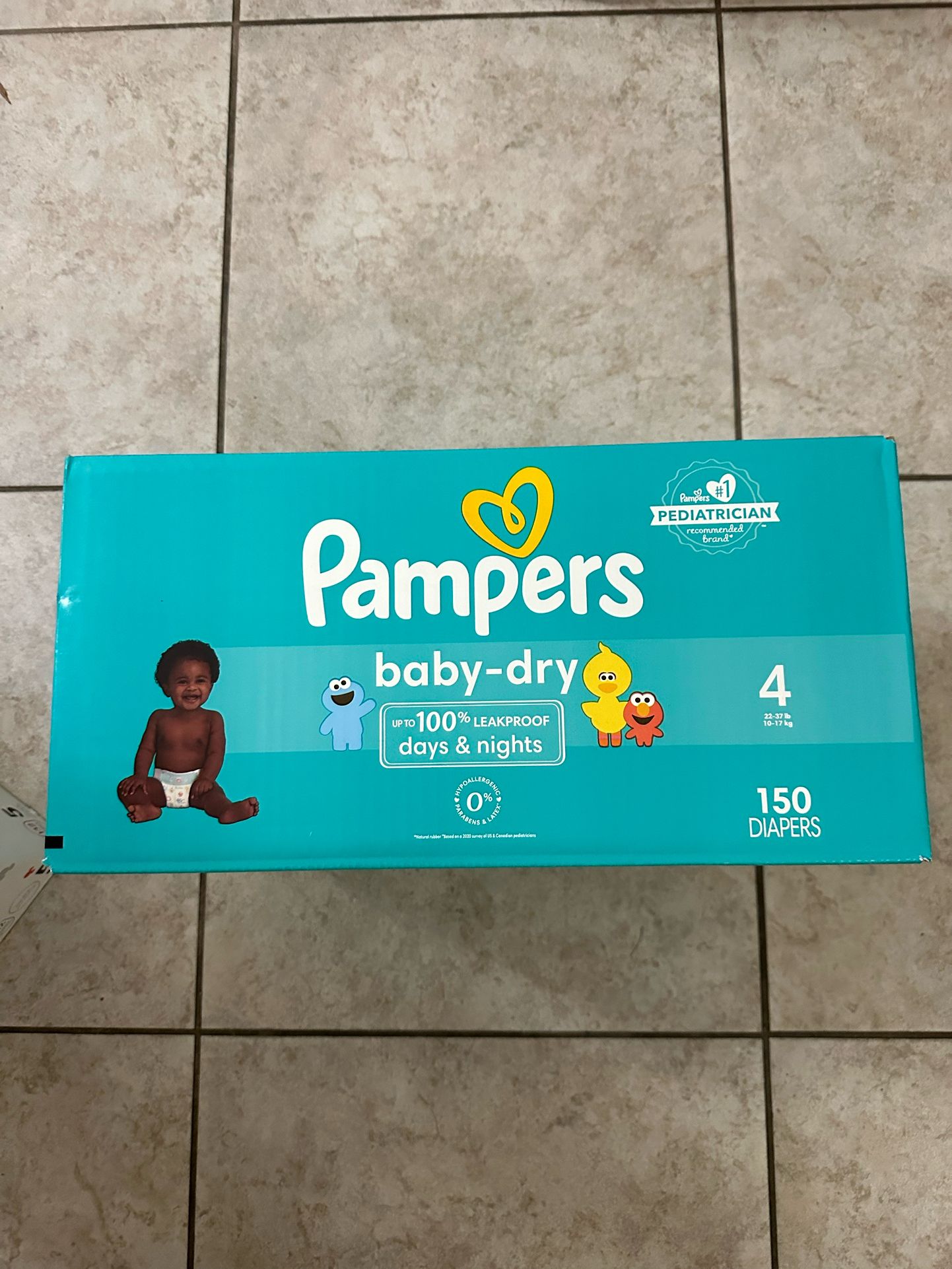 👶 Pampers Baby-Dry Size 4/150 Diapers NEW