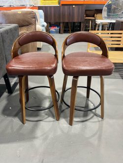 New - Set of 2 -26" Counter Height Bar Stools